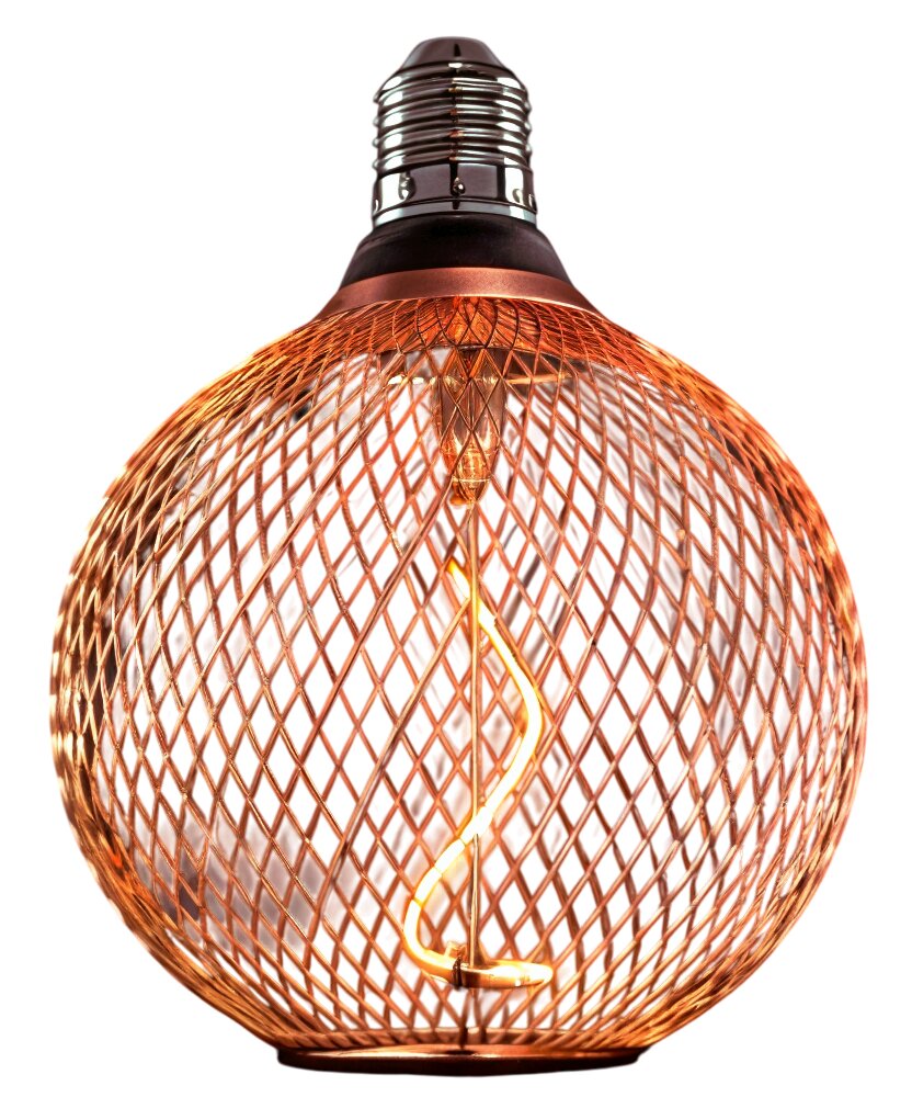 LED Bulb E27 2.5W COPPER - GOLDEN GLASS
