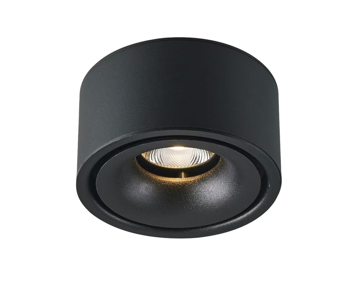 LED Downlight Surface Mount 10W Black 4000K BRIDGELUX-CHIP
