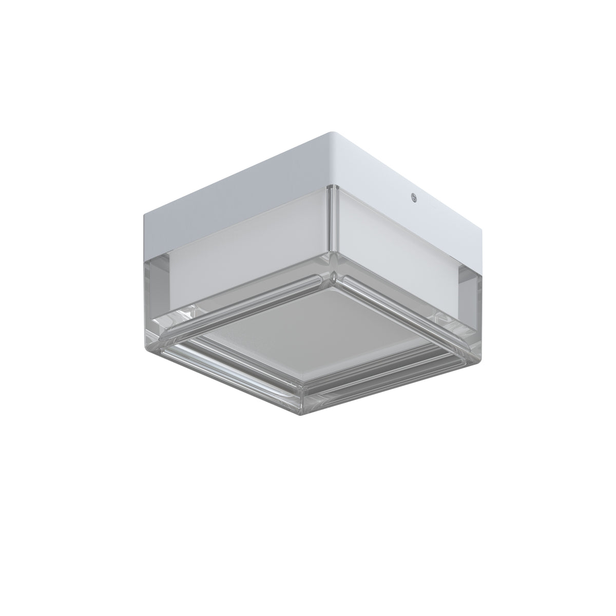 LED Outdoor Ceiling Light Square White 9W 3CCT IP65
