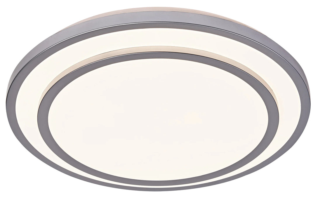 LED Ceiling Light 12W White/Silver Body CCT