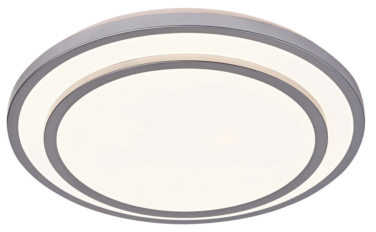 LED Ceiling Light 12W White/Silver Body CCT