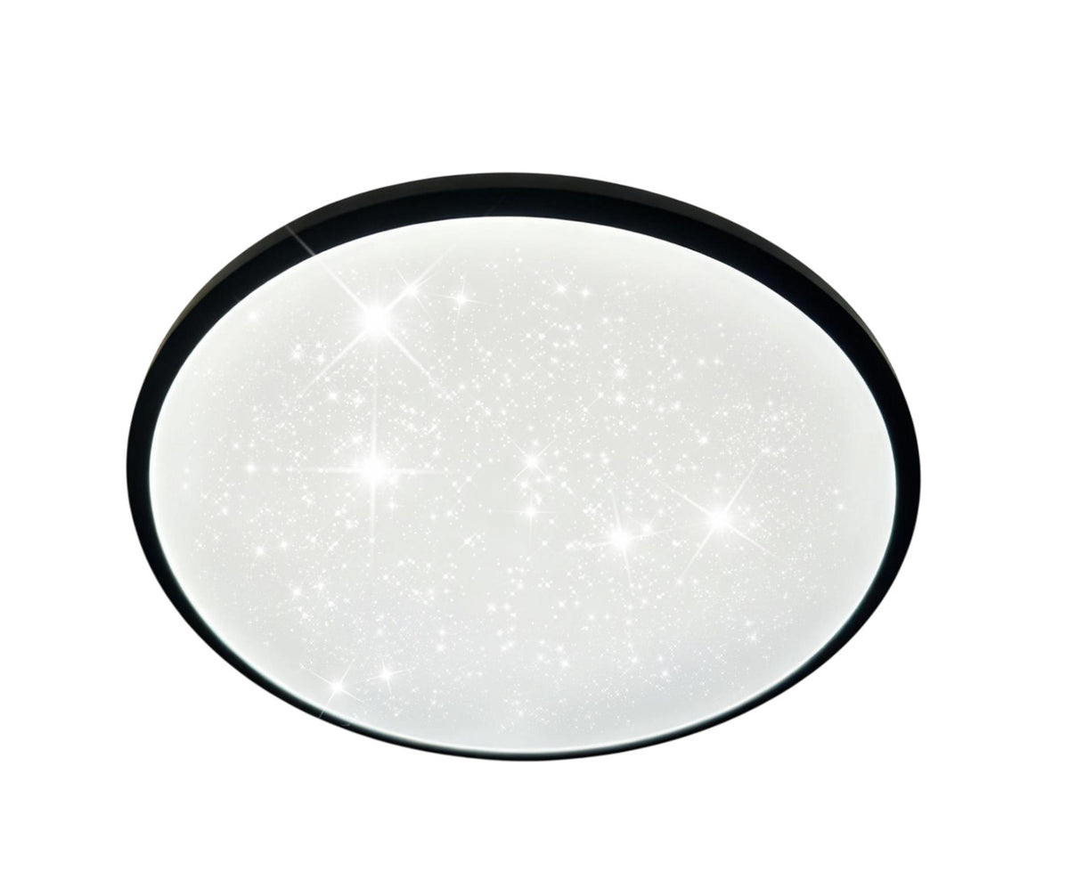 LED Ceiling Light 24W Black/White 3CCT-Memory + Remote Control