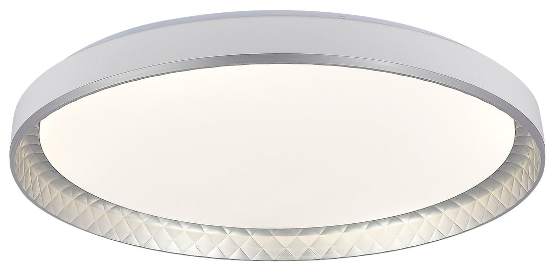 LED Ceiling Light Silver 36W 3CCT-Memory + Remote Control