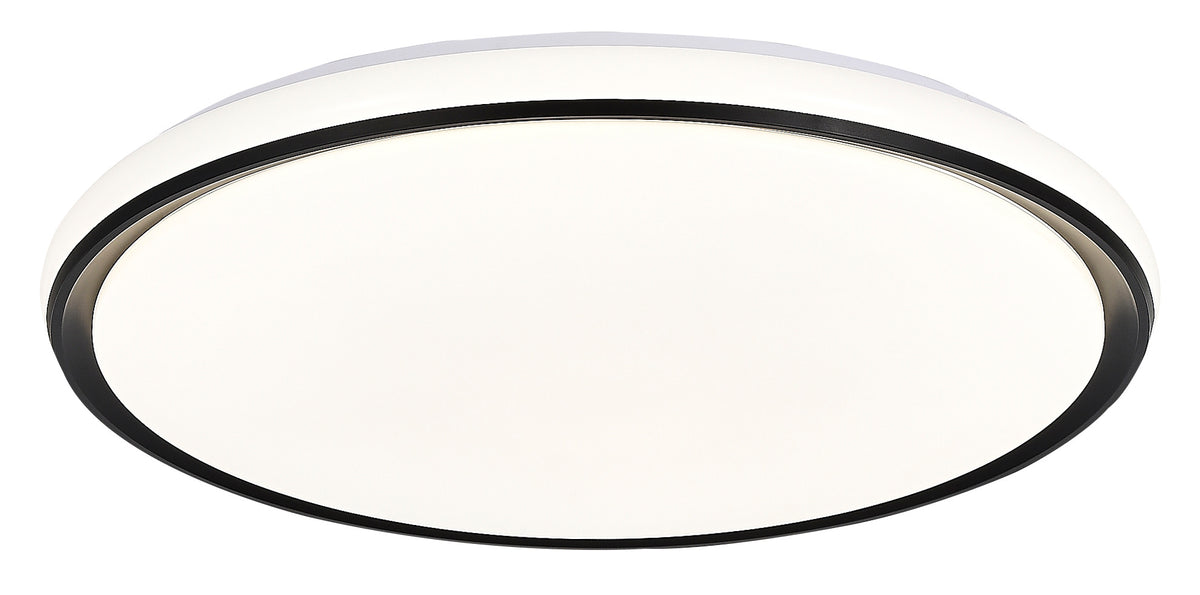 LED Ceiling Light Black/White 54W 3CCT-Memory + Remote Control