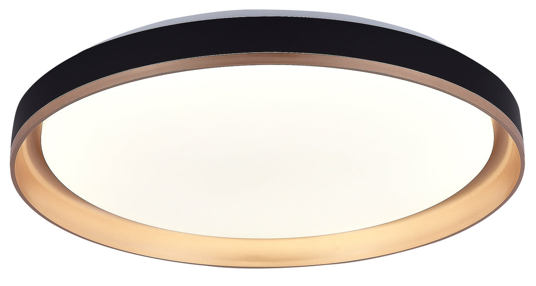 LED Ceiling Light Black/Gold 36W 3CCT-Memory + Remote Control