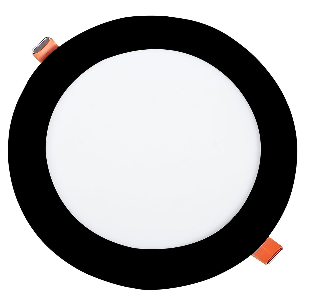 12W LED Built-In Slim Module Round 3CCT Black