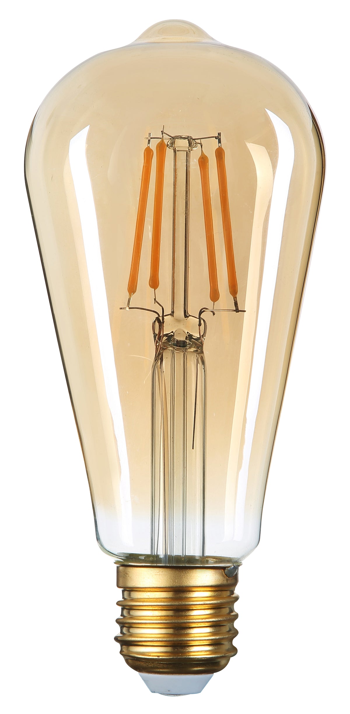 LED CANDLE ST64 GOLDEN GLASS