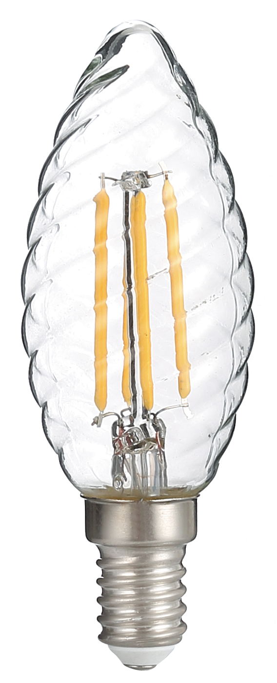 LED TWIST CANDLE C35 E14 4W FILAMENT