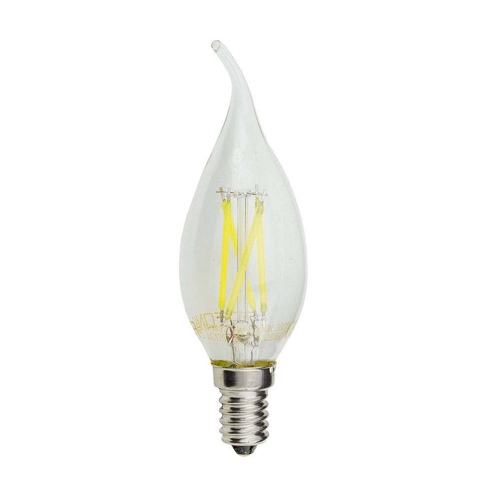 LED Filament Candle Bulb C35T E14