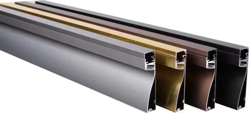 Aluminium Profile for Floor Black Color L=2M