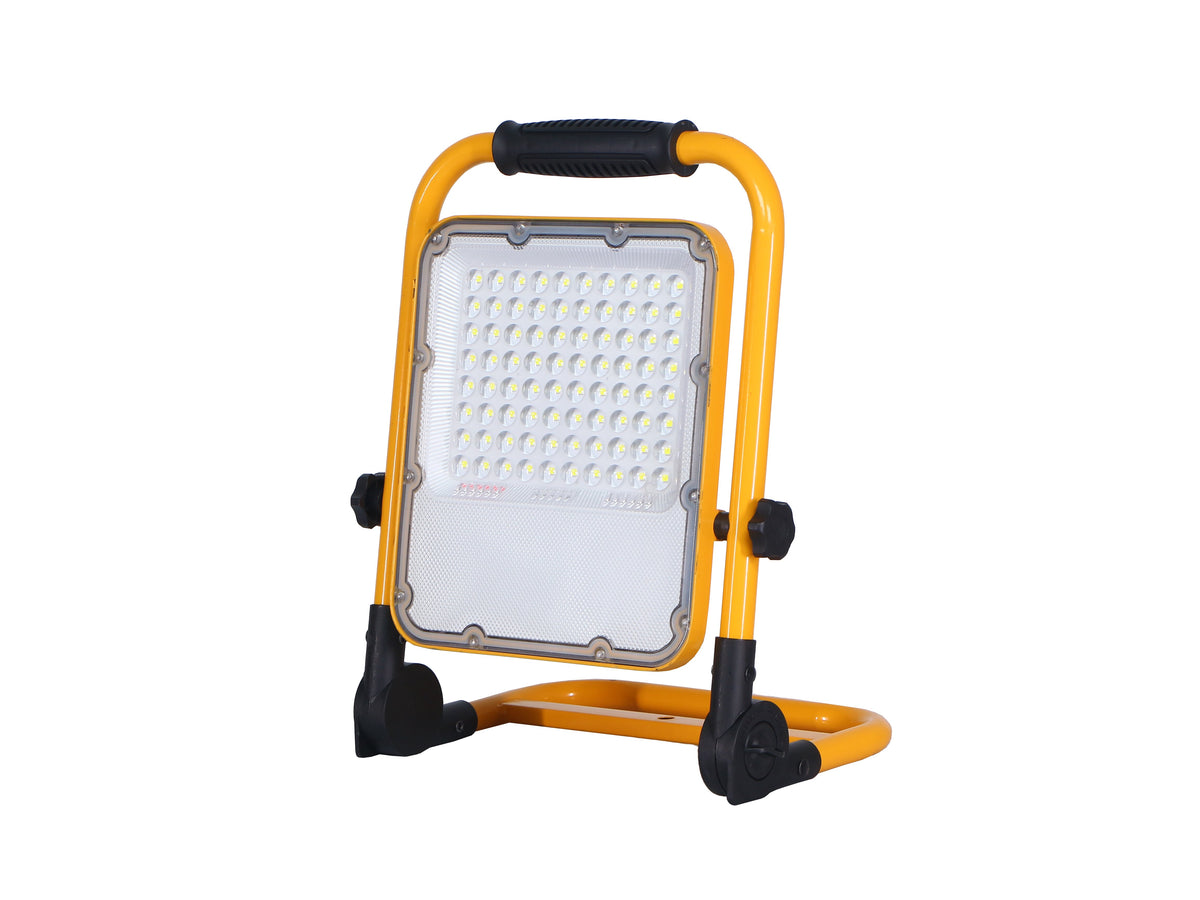 LED Portable Rechargable SMD Floodlight - USB CHARGING - 30W DC3.2V/4AH