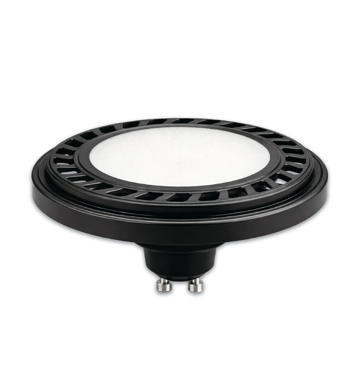 LED AR111/GU10 15W 120° - Aluminium Black