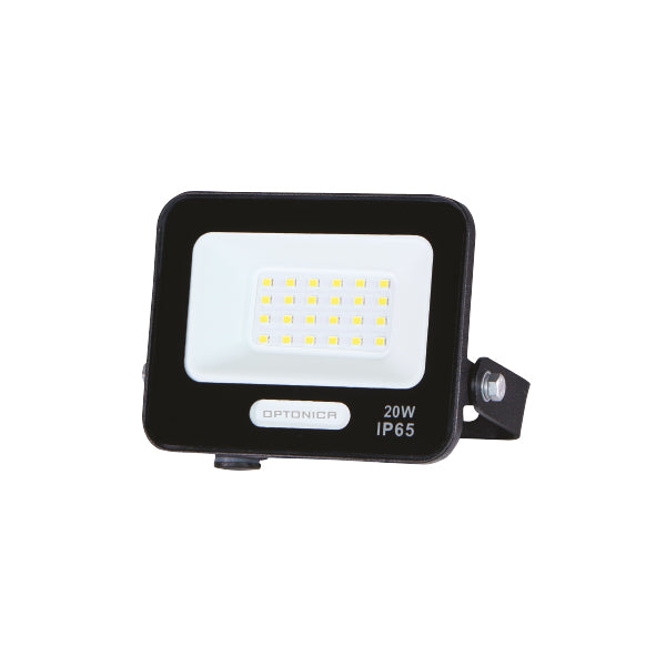 LED SMD Floodlight Black Body IP65 with 15 cm Cable