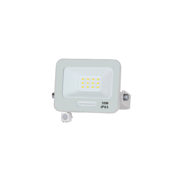 LED SMD Floodlight IP65 White Body with Sensor