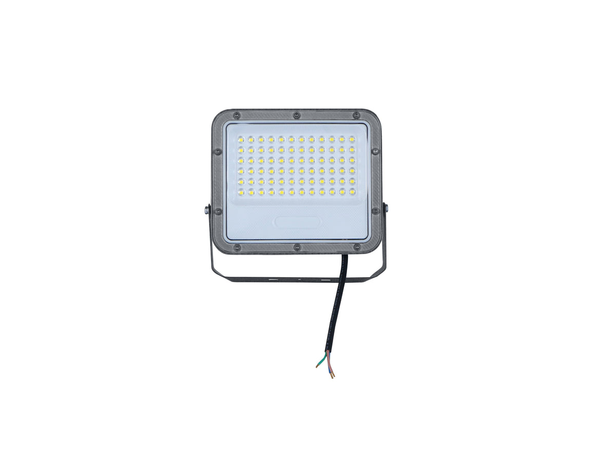 LED SMD Floodlight 50W Grey Body IP65 with 100cm Cable