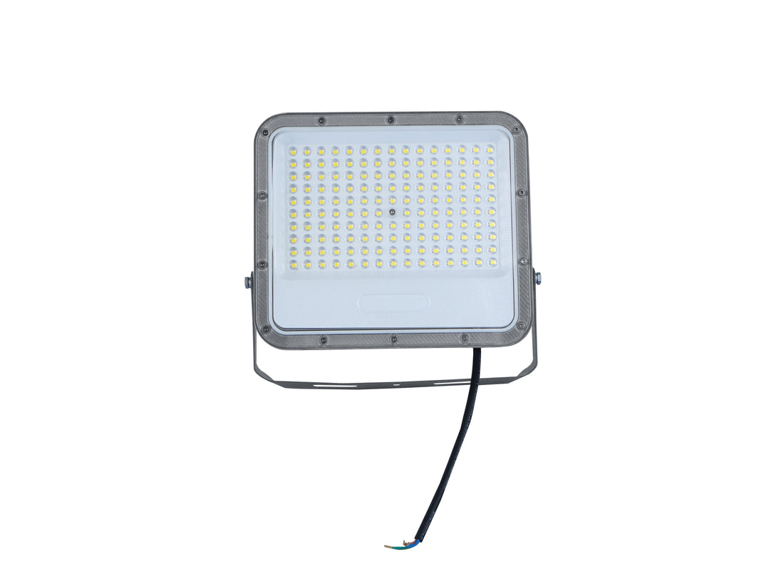 LED SMD Floodlight 100W Grey Body IP65 with 100cm Cable