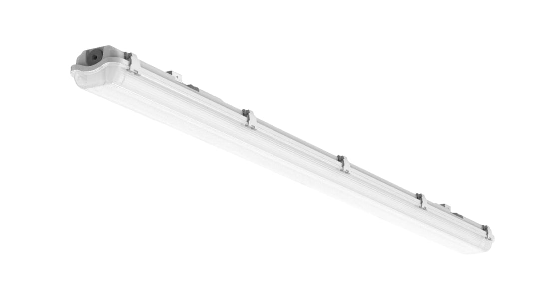 Fixture for One Side Power LED Tube T8 1x60cm IP65 with SS Clips