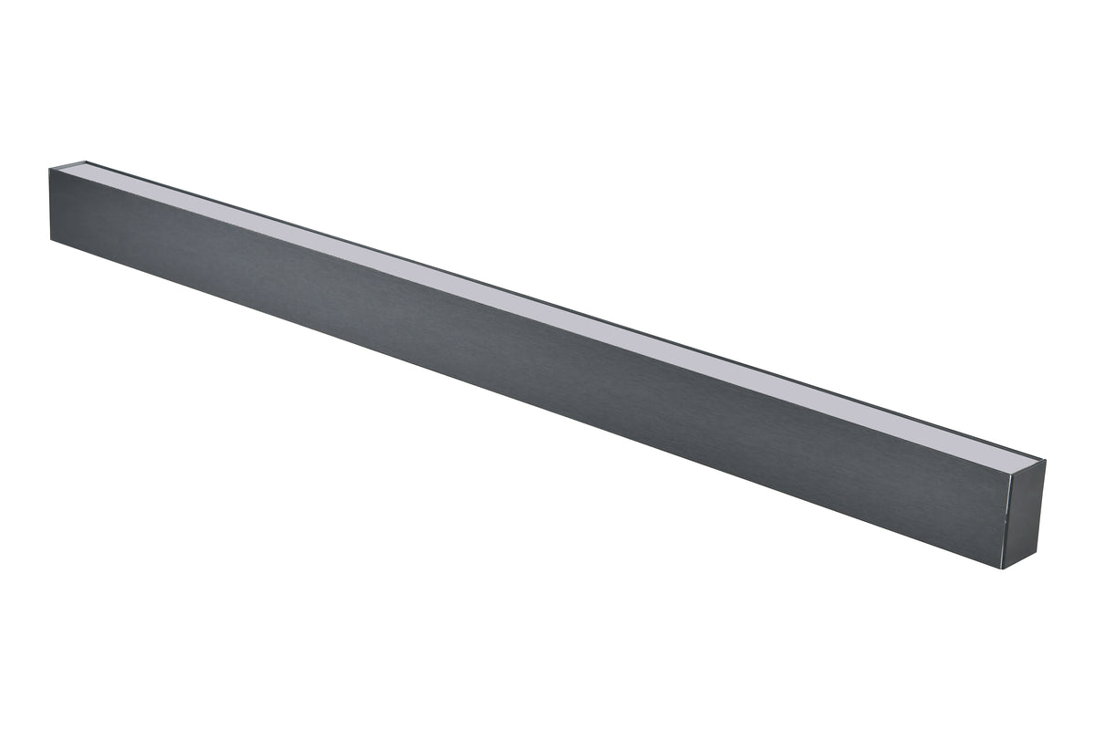 LED Plastic Linear Light 38W 3CCT BLACK