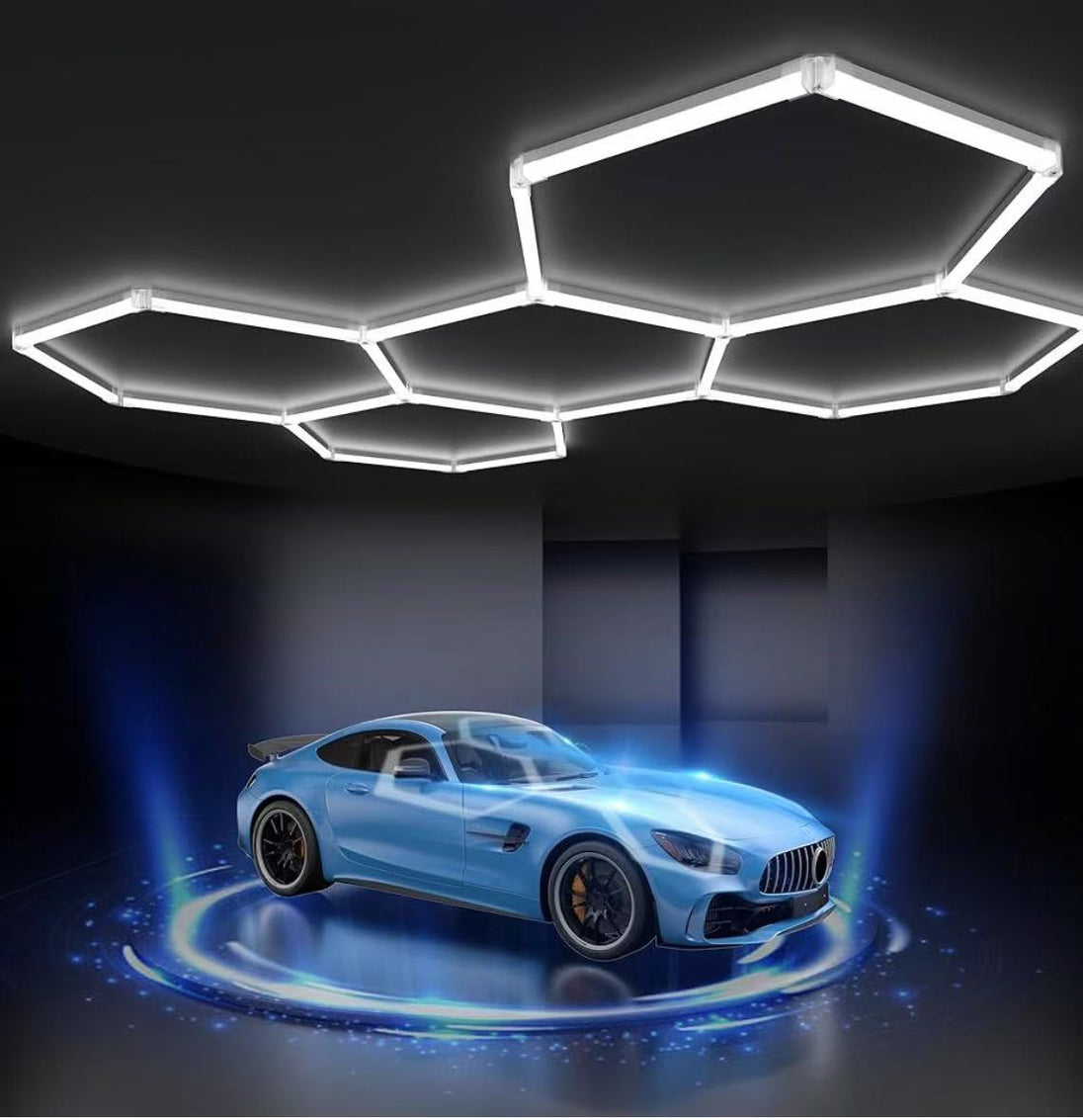Hexagon SET Lights 5HEXS 192W With Accessories
