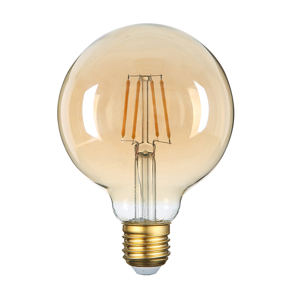 LED Bulb E27 G95 Golden Glass