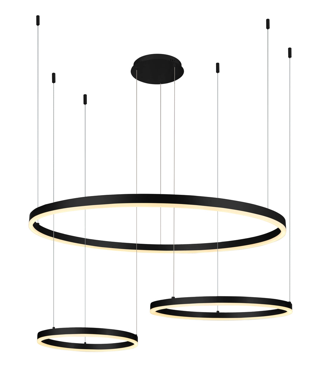 LED Pendant Lamp 70W Sand Black
