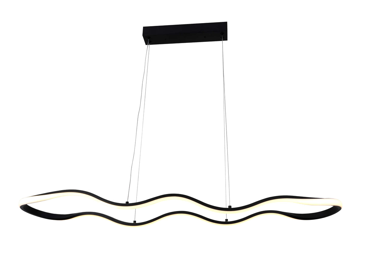 LED Pendant Lamp 24W Sand Black