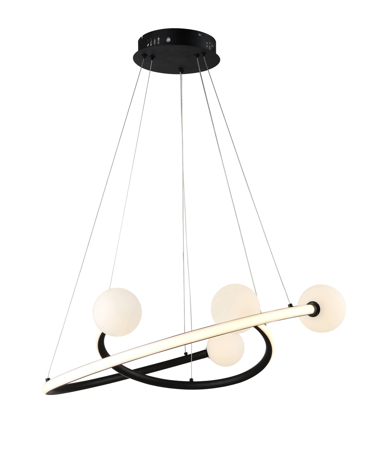 LED Pendant Lamp 36W Sand Black