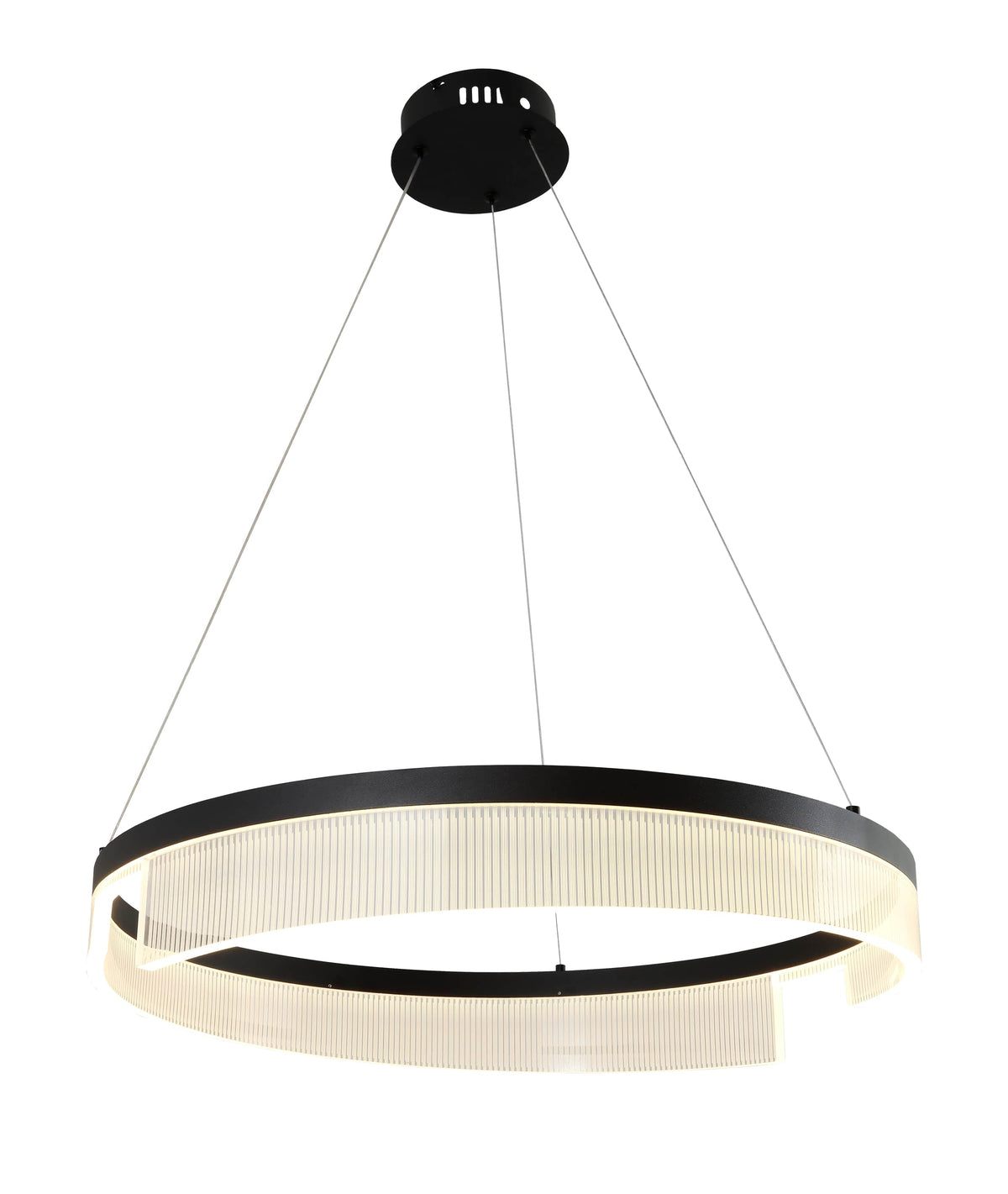 LED Pendant Lamp 23W Sand Black