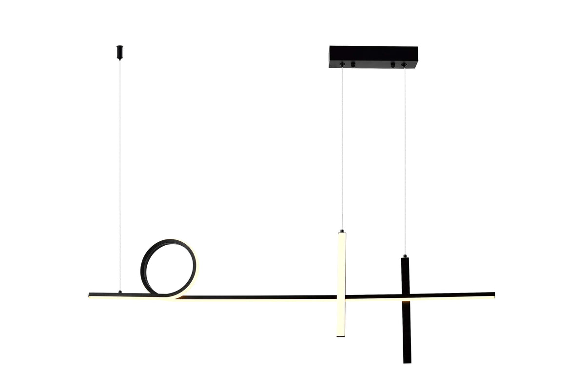 LED Pendant Lamp 24W Black/White