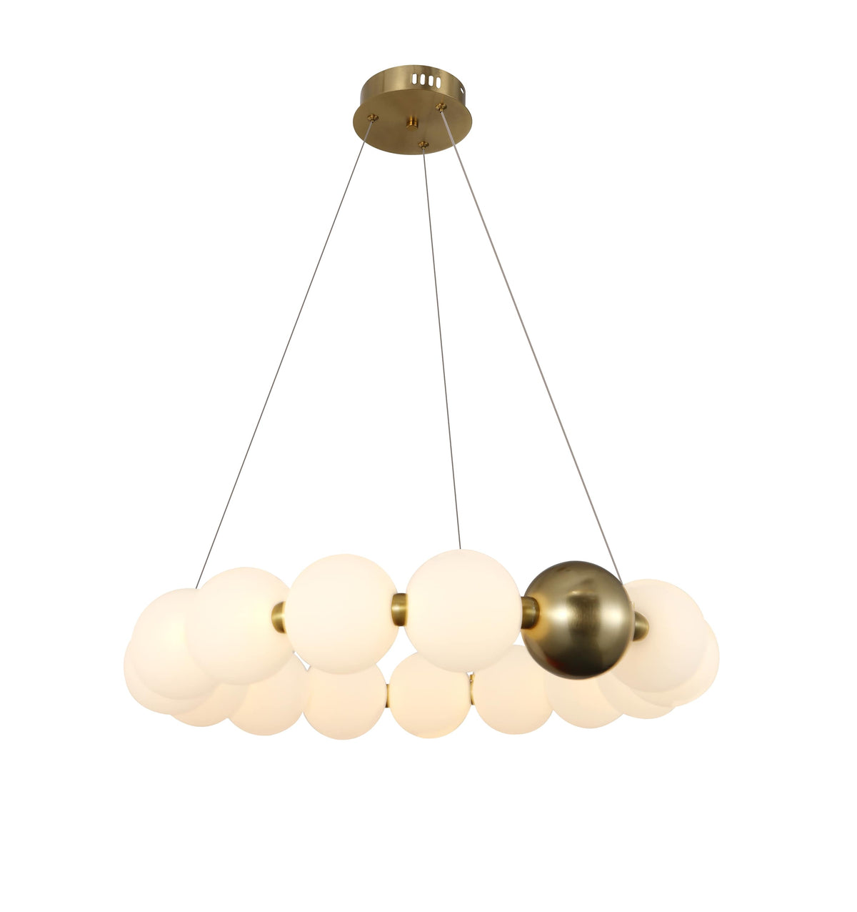LED Pendant Lamp 27W Copper+White
