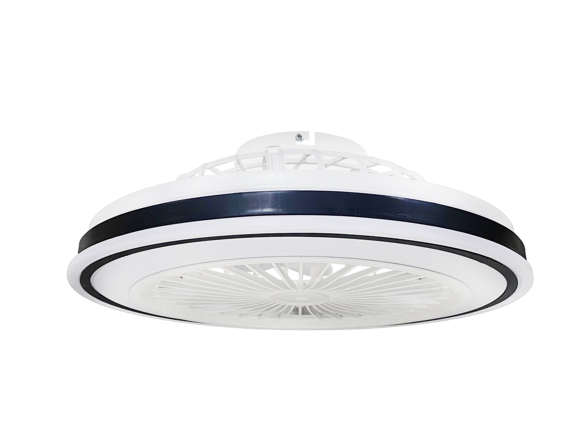 LED Fan Ceiling 36W/3CCT White/Black + Remote Control