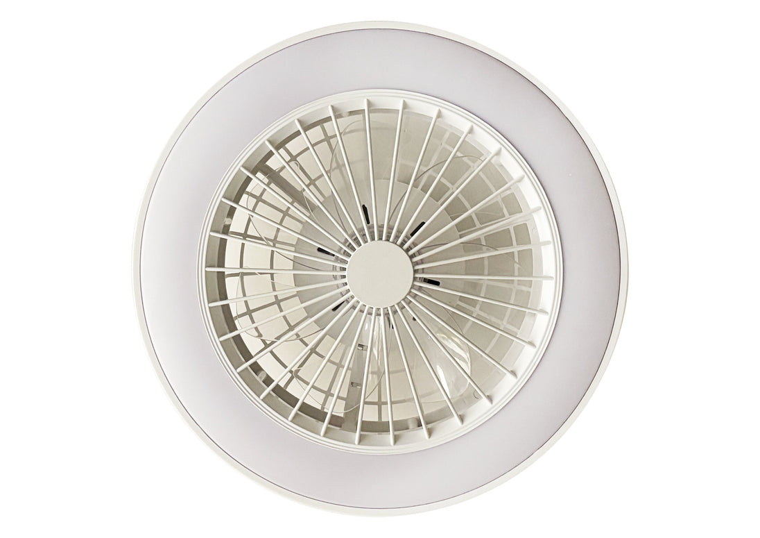 LED FAN Ceiling 36W/3CCT White Body + Remote Control