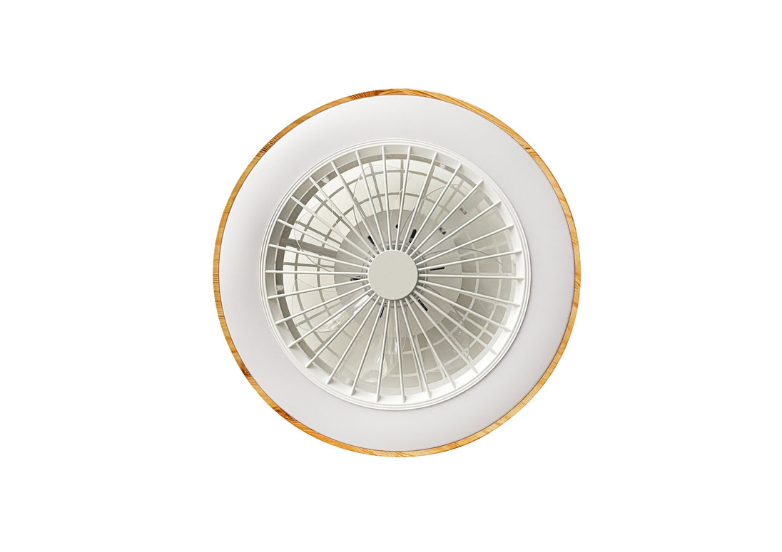 LED FAN Ceiling 36W/3CCT White/Wood Body + Remote Control