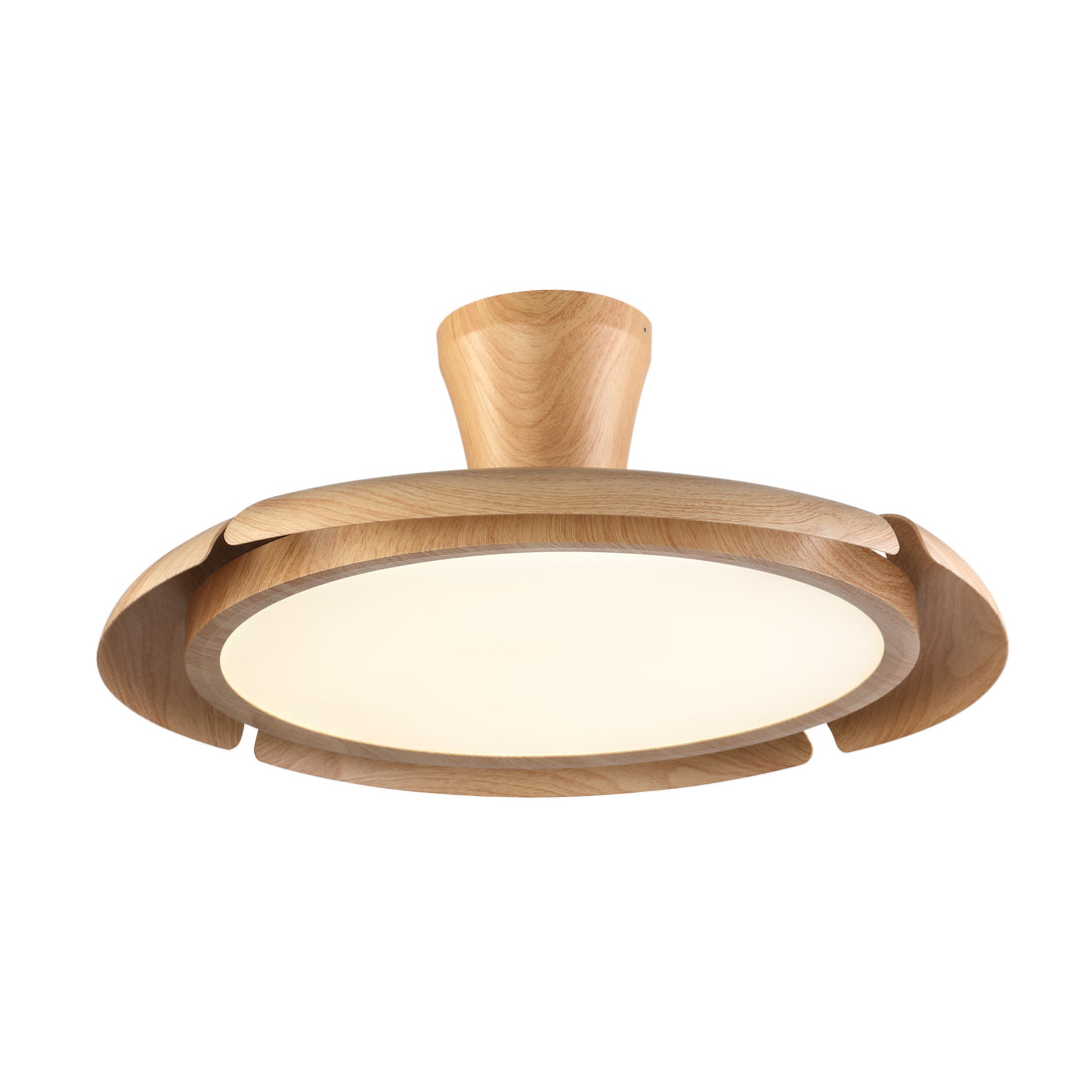 LED Fan Ceiling 32W 3CCT Wood + Remote Control