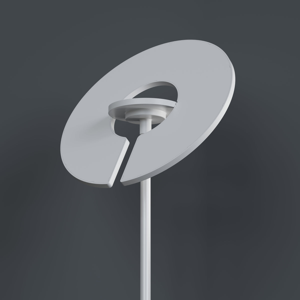 LED Floor Lamp 40W+8W Black RGB CCT + Remote Control