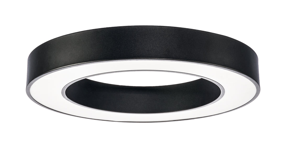 LED Ceiling Light Round Shape Black Body