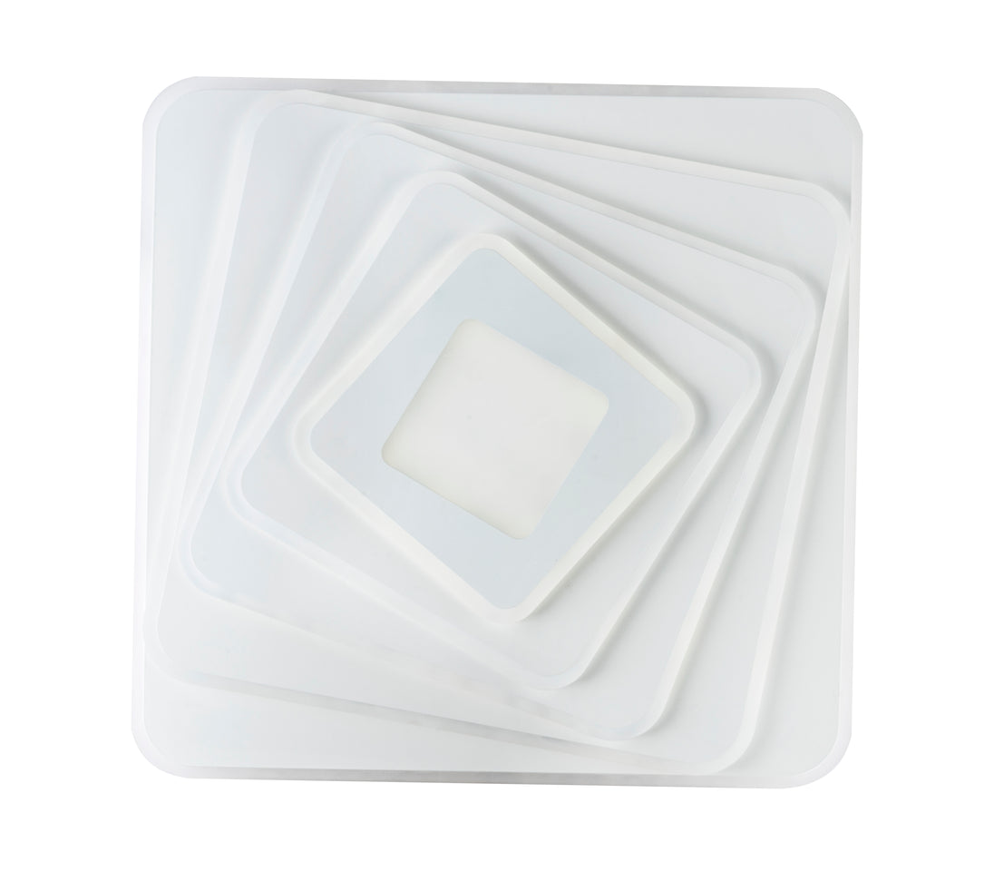 LED Ceiling Square 60x2W With Remote Control