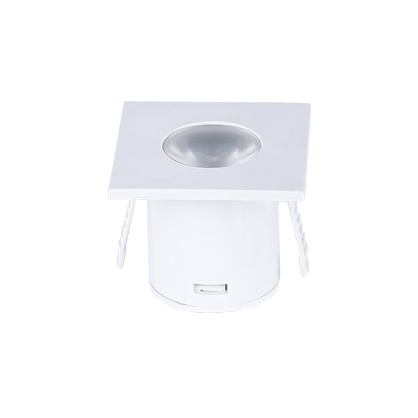 LED Cabinet Light - 1W Square - White Body
