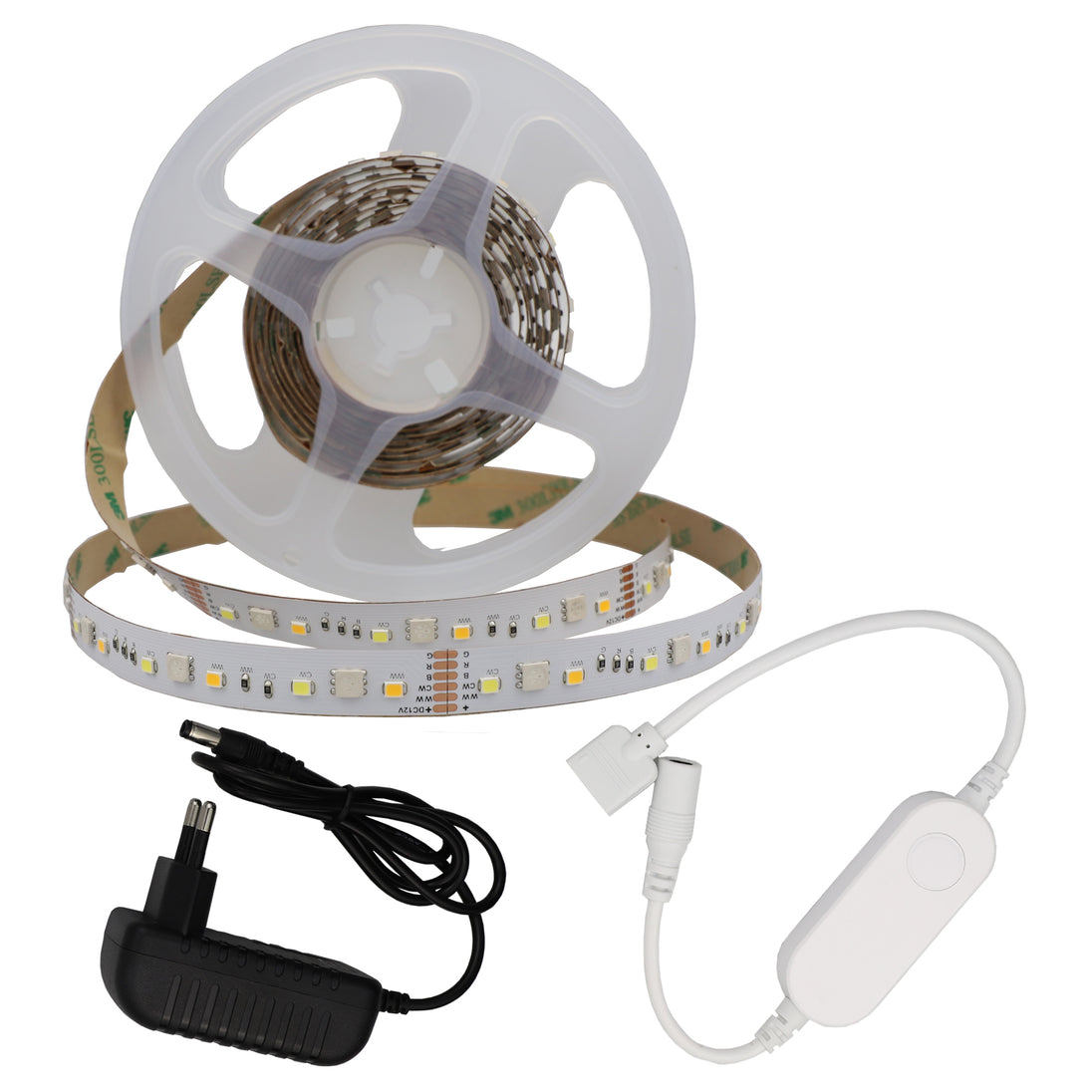 Smart LED Strip Set Adapter + WIFI Controller 60 LEDs Alexa & Google Assistant