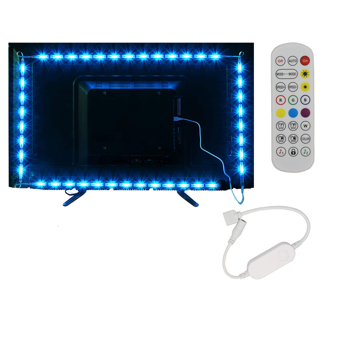TV LED Strip Set WIFI Controller + Remote 60 LEDs