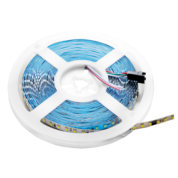 LED STRIP SET Power Supply 12V + Remote Control + 5M 2835 LED Strip Roll 126 SMD/M IP65