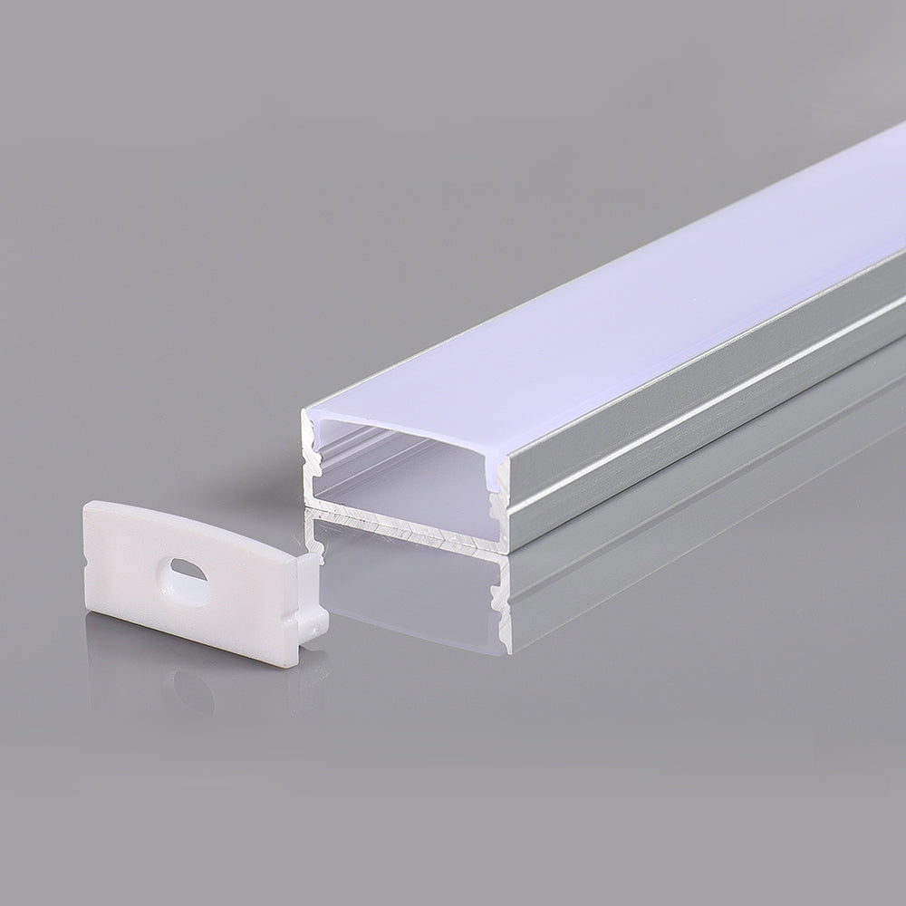 Aluminium Profile For LED Strip Ggray 10mm L=2m