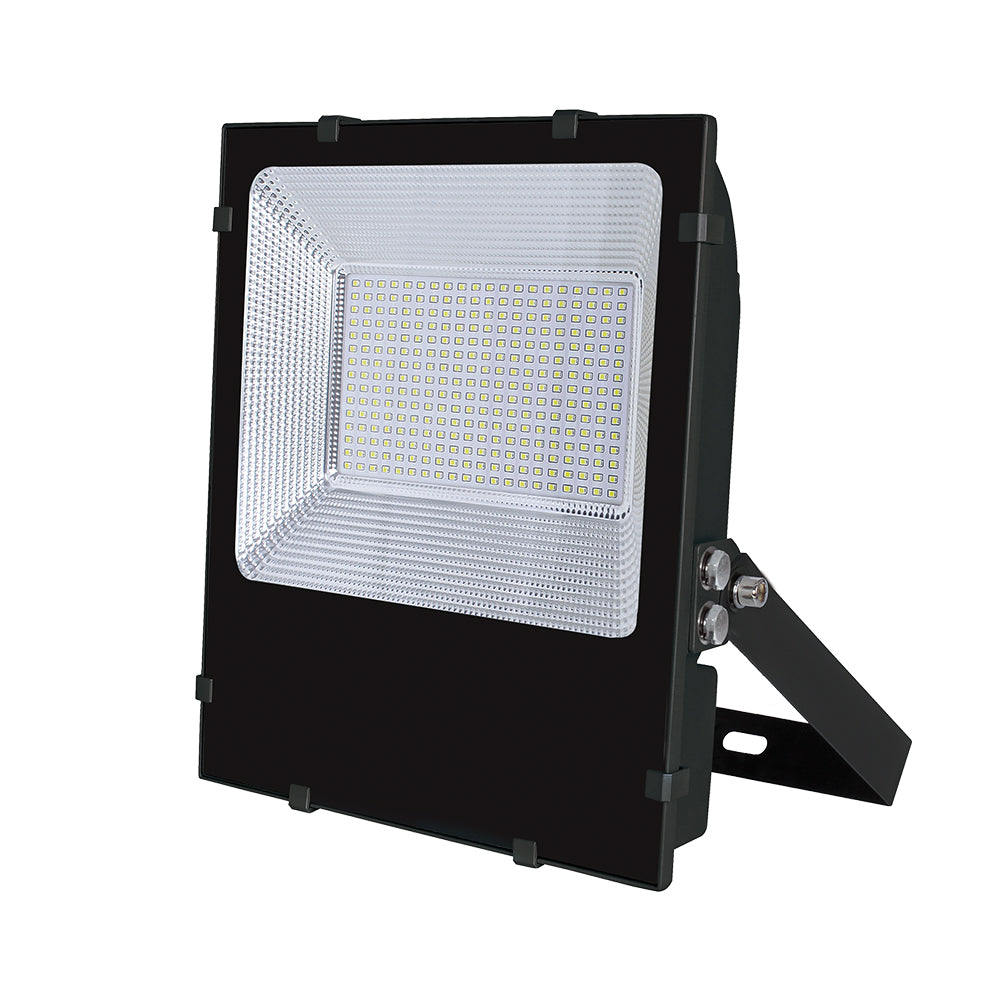 LED Dual Voltage Floodlight With Terminal Block Black Body 3 Years Warranty