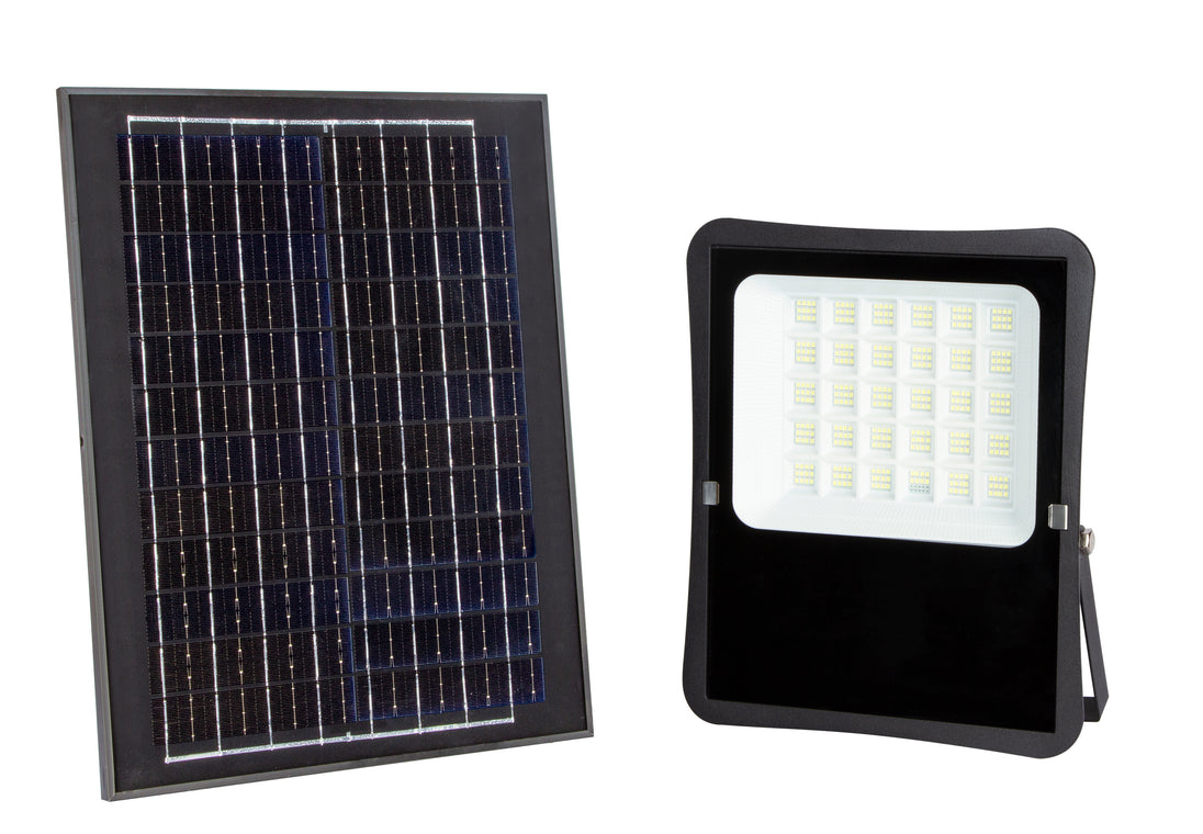LED SMD Floodlight with Solar Panel 6V/25W