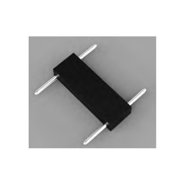 Black Straight Connector