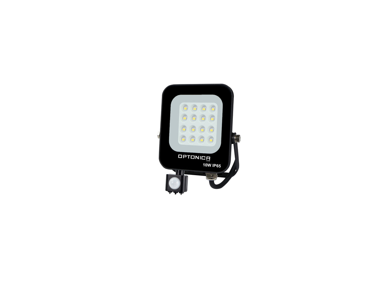 LED SMD Floodlight Black Body IP65 With Sensor
