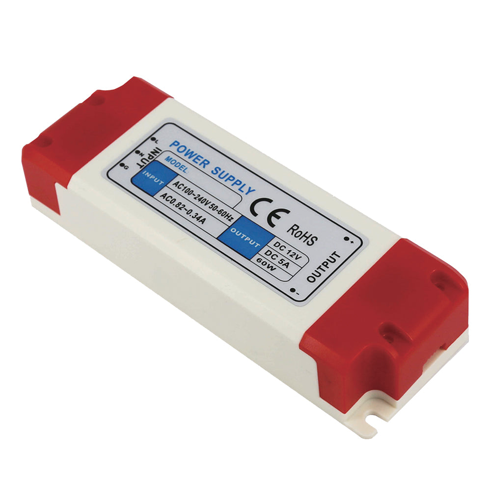 LED Plastic Case Power Supply 12V 3 Years Warranty