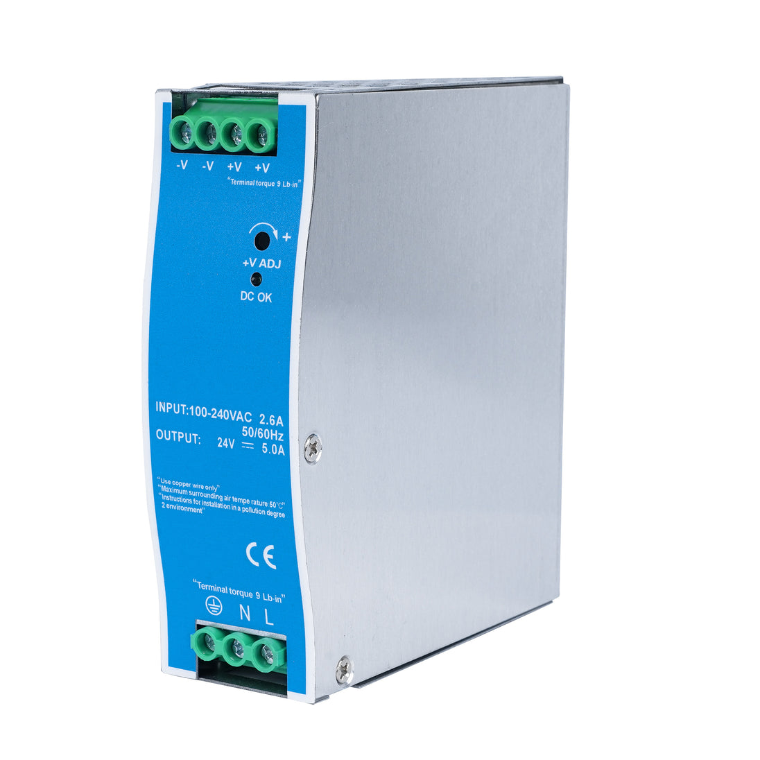 DIN RAIL Power Supply 120W 24V/5A
