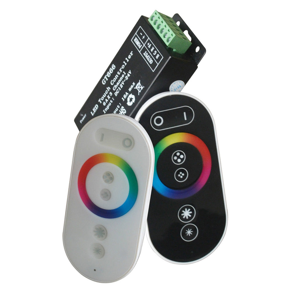 LED Strip Remote Control RGB Mini Touch Controller Black