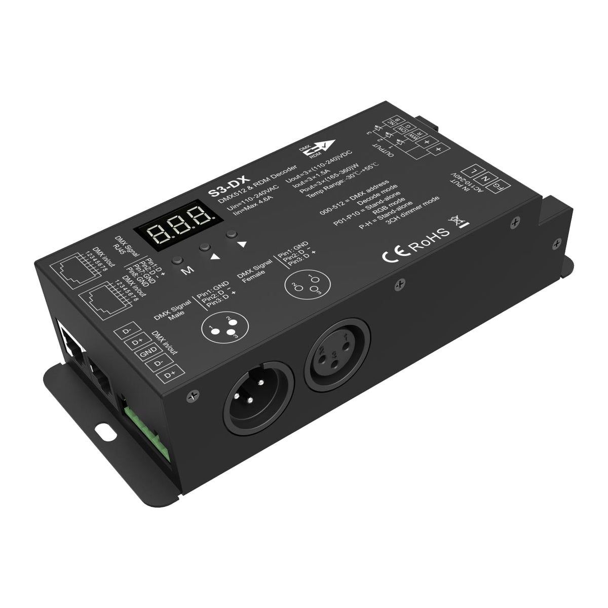 DMX Decoder for High Voltage LED Strip